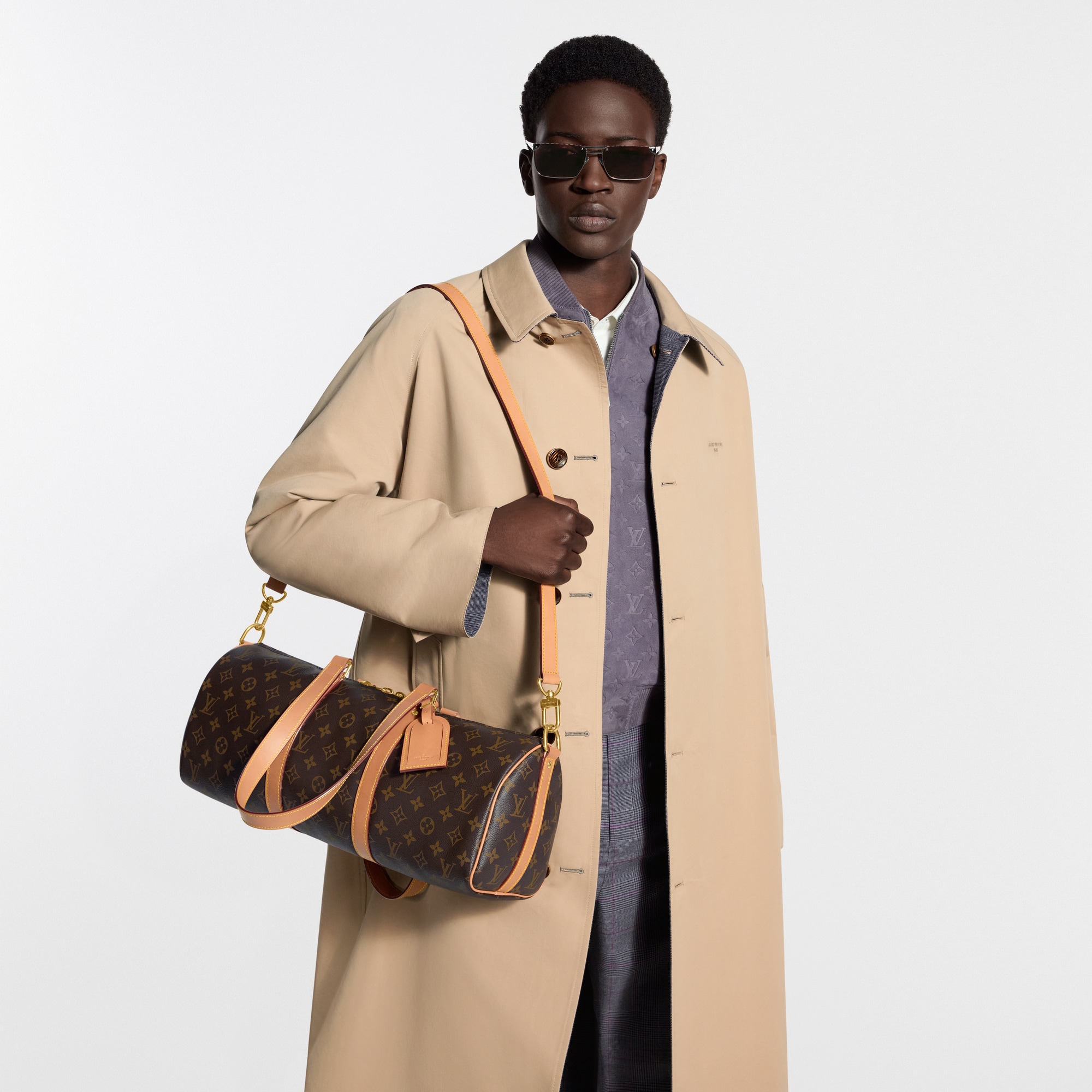 LOUIS VUITTON キムジョーンズ カシミア リバーシブル モッズコート Reversible Cotton Silk Trench Coat - The Latest - 1AJVL9 | LOUIS